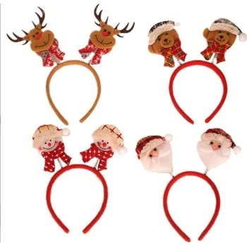 Sportovní čelenka RIASEVI Vánoční čelenky - 4 ks