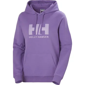 Dámská mikina Dámská Mikina HELLY HANSEN W HH LOGO HOODIE 33978_666 – Fialová XS