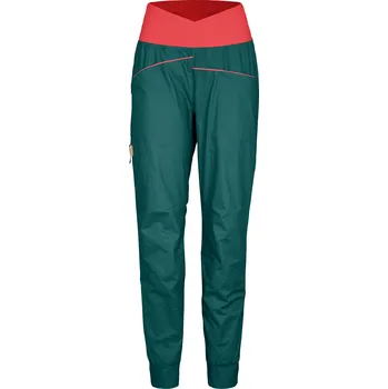 Dámské kalhoty Ortovox Valbon Pants Size: S, Color: Pacific Green
