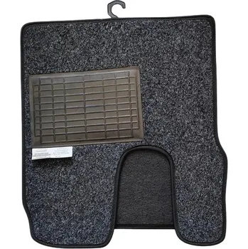 autokoberec Koberce textilní pro MAN TGA vysoká kab., černo-šedá barva