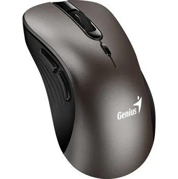 Myš Genius Ergo 8100S/Ergonomická/Optická/Pro praváky/1 600 DPI/Bezdrátová USB/Champagne Titanium