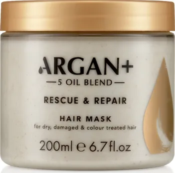 Vlasová regenerace Argan+ Rescue & Repair maska na suché, poškozené a barvené vlasy 200 ml