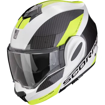 Helma na motorku Scorpion exo-tech evo team bílá/žlutá xs