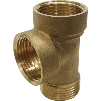 Příslušenství k čerpadlu Armatura 1"x72 mm trojcestná mosazná tvarovka pro vodárny