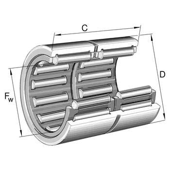 RNA 6915-ZW-XL INA Jehlové ložisko
