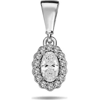 Náramek DIANTE Zlatý přívěsek s bílým kamenem 59642682 (Au 585/1000, 0,58 g)