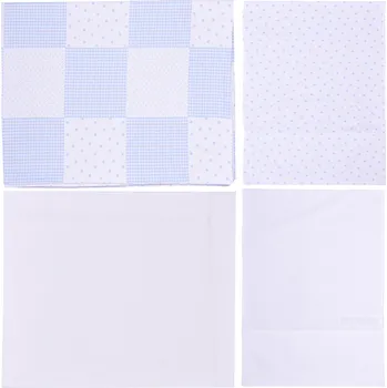 Hnízdečko pro miminko kitikate Sada ložního prádla - patchwork_S66920 Barva & Vzor: MODRÁ