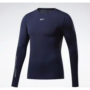 REEBOK Kompresní triko Fitness Compression Tee LS - modrý - GC8321 Velikosti: S