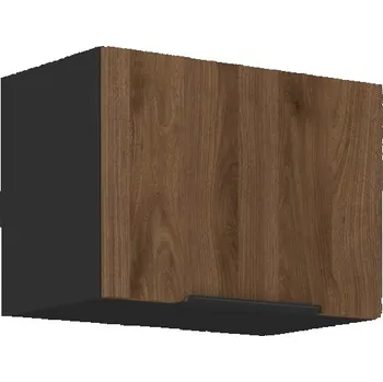 Koupelnový nábytek LEMPERT Horní skříňka MONY 28 (50 / 36 cm) - černá / ořech