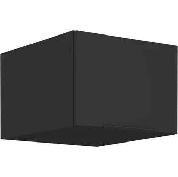 Kuchyňská skříňka LEMPERT Horní skříňka SIENA 29 (50 / 36 / 57 cm) - černá / černá