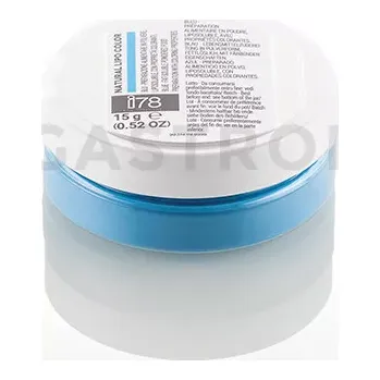 Výroba svíčky Přírodní potravinářská barva v prášku, natural lipo color, modrá, 15 g | SILIKOMART, i78 Colorants