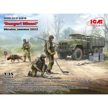 Plastikový model ICM 1/35 'Danger! Mines!' - Ukraine, summer 2022