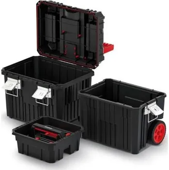 KUFR HEAVY modulární, s kolečky + kov. zámky, 450 x 360 x 640 mm, Kistenberg