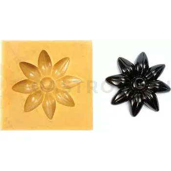 Kuchyňská sůl Silikonová forma na cukrovou hmotu nebo čokoládu ve tvaru květu - 72 mm | SILIKOMART, SugarFlex Gold