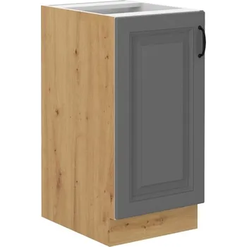 Koupelnový nábytek LEMPERT Dolní skříňka STELLA 11 (40 cm) dustgrey / dub artisan