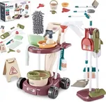 iMex Toys Uklízecí sada XXL Vozík 3v1 26 ks