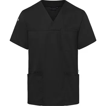 Gastro oděv Karlowsky Pánská tunika pro zdravotní personál KY139 Black (ca. Pantone 419C) 4XL