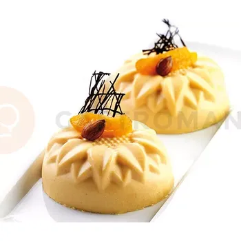 Kuchyňská sůl Silikonová forma SF076 SUNFLOWER slunečnice prům.76x40 mm, 6 hnízdeček | SILIKOMART, Celebration