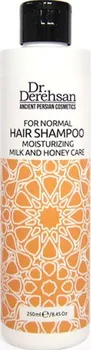 Šampon Hristina Přírodní hydratační šampon na vlasy s mlékem a medem 250 ml