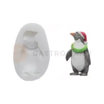 Kuchyňská sůl Silikonová forma na cukorovou hmotu ve tvaru tučňáka - SLK048, 64x36 mm | SILIKOMART, SugarFlex