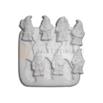 Kuchyňská sůl Silikonová forma na cukrovou hmotu ve tvaru trpaslíků - SLK 165, 26x14 mm | SILIKOMART, SugarFlex