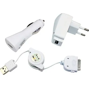 GNT USB nabíječka do auta + síťová