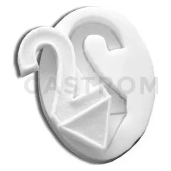 Kuchyňská sůl Silikonová forma pro cukorovou hmotu ve tvaru čísla 2 - SLK002, 53x24 mm | SILIKOMART, SugarFlex