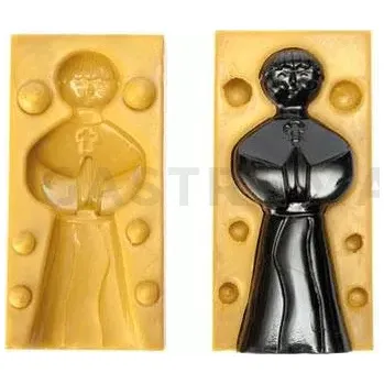 Kuchyňská sůl Silikonová forma na cukrovou hmotu nebo čokoládu s motivem svatého přijímání - 55x50x150 mm | SILIKOMART, SugarFlex Gold