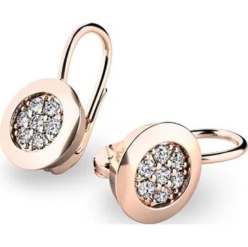 Náušnice Dámské náušnice zirkony 10902-NK-CV-ZIR