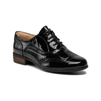 Dámské kozačky Oxfordy Clarks Hamble Oak 203506494 Černá 36