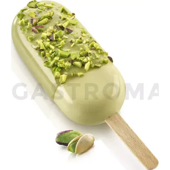 Kuchyňská sůl Sada na přípravu zmrzliny, dezertů - 2 silikonové formy + 1 tác 30x40 cm + 50 dřevěných tyček | SILIKOMART, Gel14 - 3D