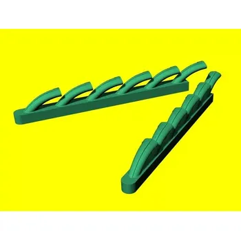 Plastikový model LF model 1/72 Ju 87D/G exhaust stacks 3D-Printed (EDU)