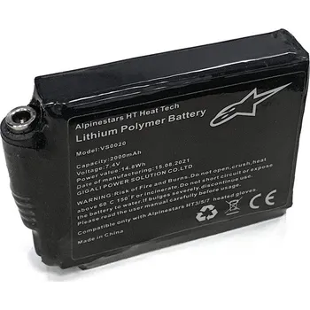 Moto oblečení náhradní baterie pro vyhřívané rukavice HT-3/5/7 HEAT TECH, ALPINESTARS