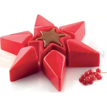 Kuchyňská sůl Sada 2 silikonových forem na cukrovinky a dezerty, hvězda, MAGIC STAR | SILIKOMART, Christmas inspiration