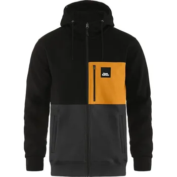 Pánská mikina HORSEFEATHERS VICK BLACK / SUNFLOWER pánská mikina - M