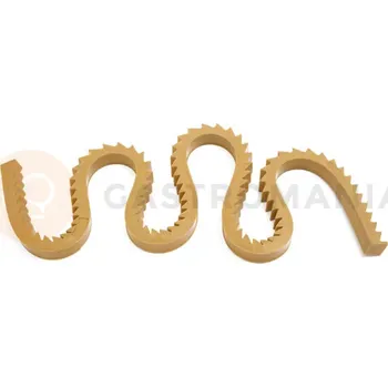 Čokoládová tyčinka Silikonová forma na cukrovou hmotu nebo čokoládu ve tvaru ozubeného řetězu - 20x20x1370 mm | SILIKOMART, SugarFlex Gold