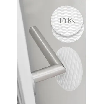 Dětská zábrana VYLEN s.r.o. Tlumič nárazů kliky 80 Šedá, ⌀ 4,5 cm