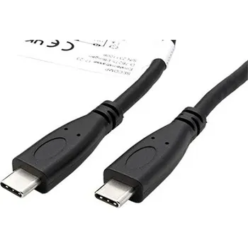 Počítač ROLINE USB 10Gbps (3.2 gen 2) kabel USB C(M)-USB C(M), PD 100W, 0,5m, černý - 11.02.9056