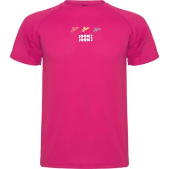 Chlapecké tričko JOOM JOOM dětské badmintonové tričko VALENCIA, růže - 4 roky