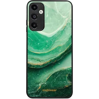 Pouzdro na mobilní telefon Lesklý kryt Mobiwear Glossy - Samsung Galaxy A05s - G023G - Zelený mramor (Prémiové lesklé pouzdro, obal, kryt Mobiwear Glossy na mobil Samsung Galaxy A05s - G023G - Zelený mramor, materiál Plast + TPU silikon - krytí po všech stranách, neošoupatelný)
