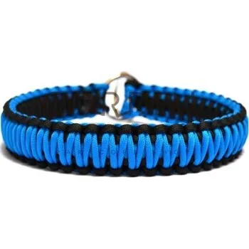 Obojek pro psa Cordell paracord stahovací obojek střední - modrý - Velikost 45cm, Barva Modrá 03