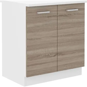 Kuchyňská skříňka LEMPERT Dolní skříňka DANIELA 2 s pracovní deskou (80 cm)