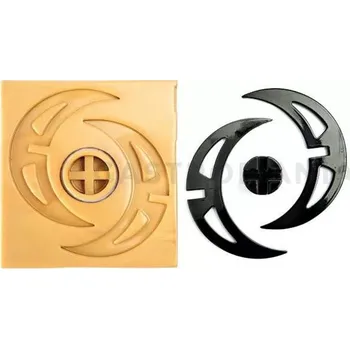 Kuchyňská sůl Silikonová forma na cukrovou hmotu nebo čokoládu skřížených měsíců - 126 mm | SILIKOMART, SugarFlex Gold