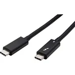 ROLINE Thunderbolt 4 kabel, USB C(M) - USB C(M), 40Gb/s, PD 100W, aktivní, černý, 1,5 m - 11.02.9047