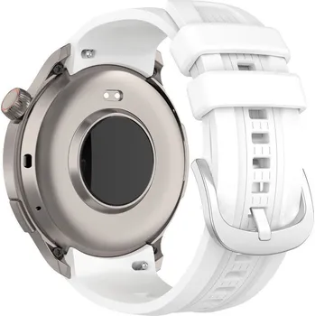Příslušenství k chytrým hodinkám eses Silikonový řemínek pro Amazfit balance - Bílý