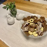 BYTEMA Lněný ubrus VERONA bílý 70 x 70 cm