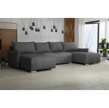 Sedací souprava Sedací souprava Forest U tmavě šedá