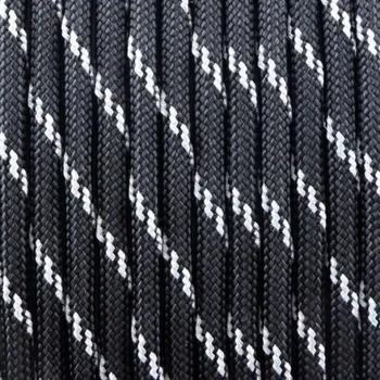 Vemat | Paracord 550 černá reflexní padáková šňůra RNC607