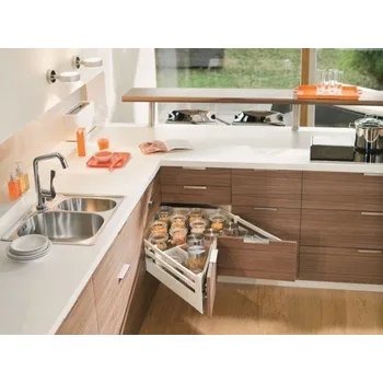 Nábytkové kování BLUM sada Antaro D 650 mm/65 kg, bílá SW, Space Corner Syncromotion (BLUM sada Antaro D 650 mm/65 kg, bílá SW, Space Corner Syncromotion)