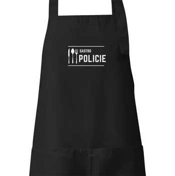 Pánská móda Zástěra s potiskem GastroPOLICIE